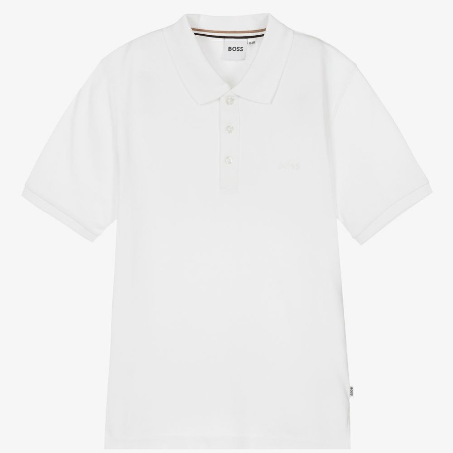 * Boy | New Arrivals Teen Boys White Polo Shirt