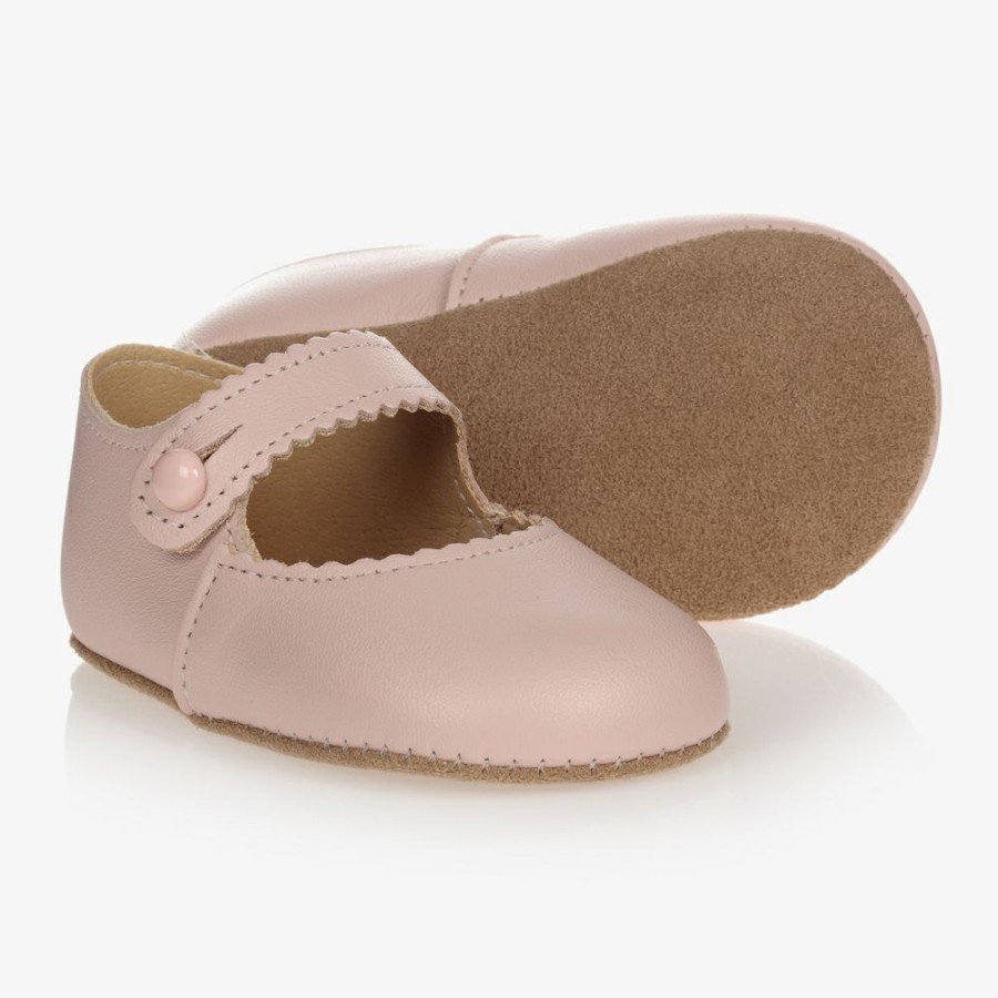 * Shoes | Popular Pink Leather Pre-Walker Shoes