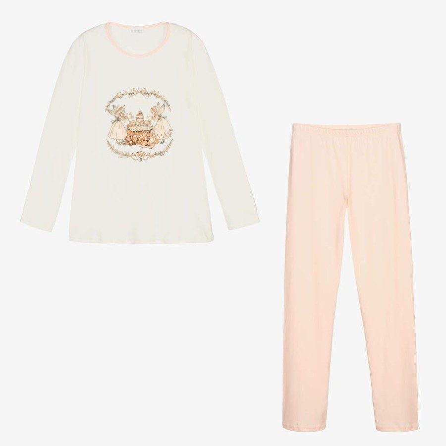 * Girl | Fire Sale Teen Girls Pink Ivory Pyjamas