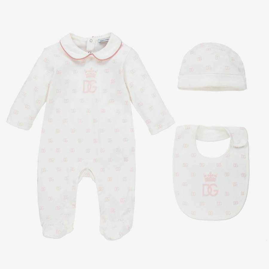 * Babysuits | Best Sellers Ivory Dg Babygrow Gift Set