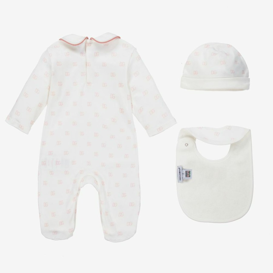 * Babysuits | Best Sellers Ivory Dg Babygrow Gift Set