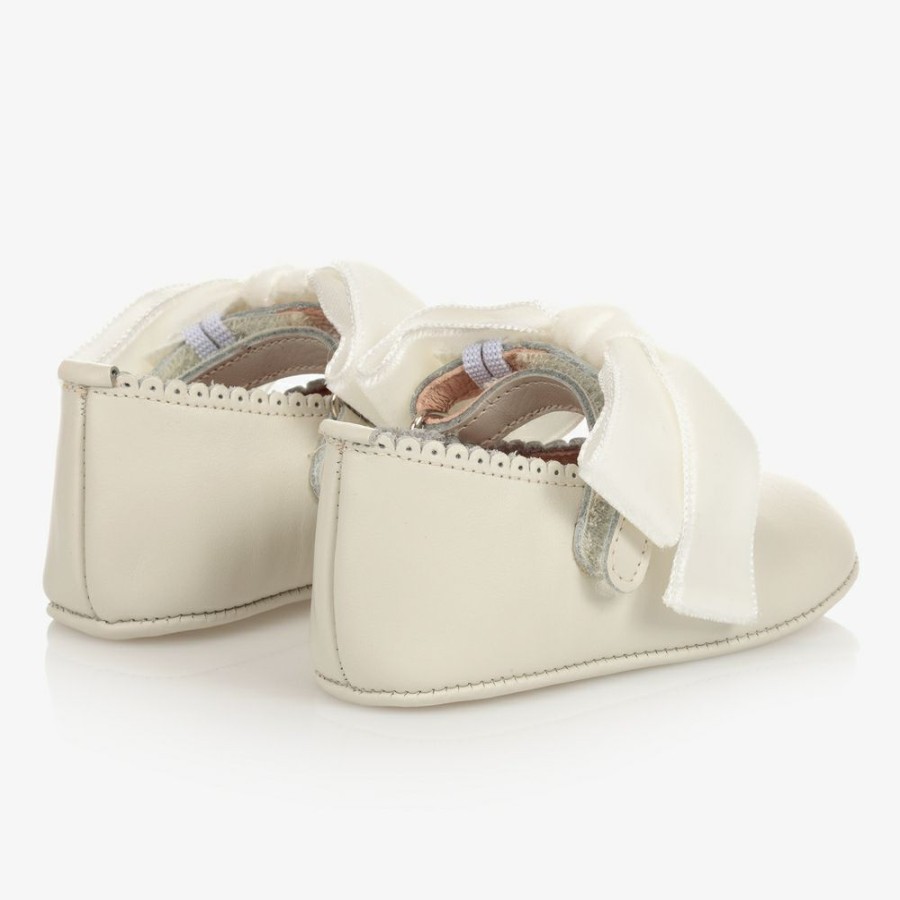 * Shoes | Fire Sale Ivory Bow Pre-Walker Shoes