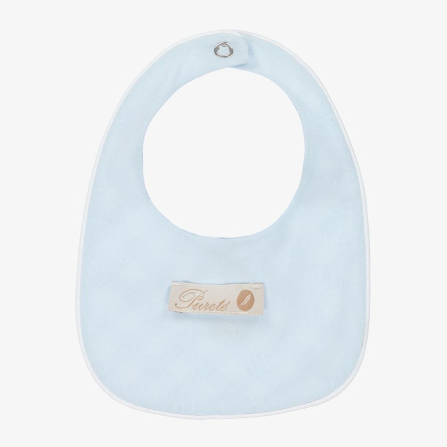 * Accessories | Latest Fashion Blue Checked Cotton Baby Bib