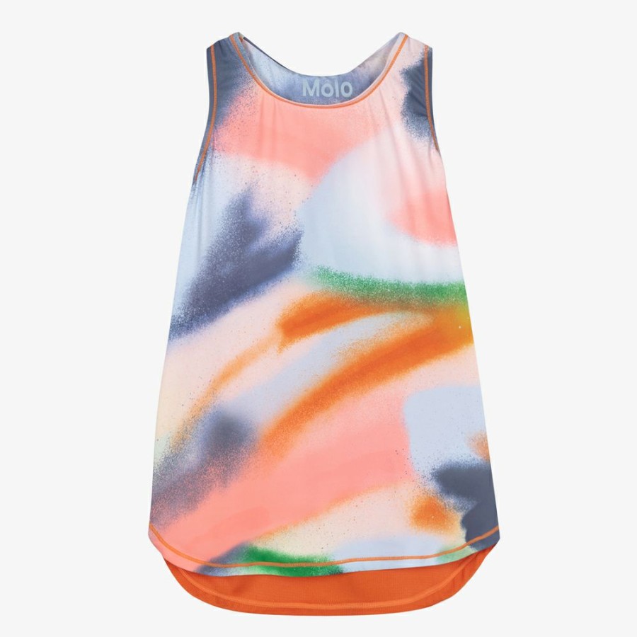 * Girl | Best Sale Teen Blue Orange Vest Top