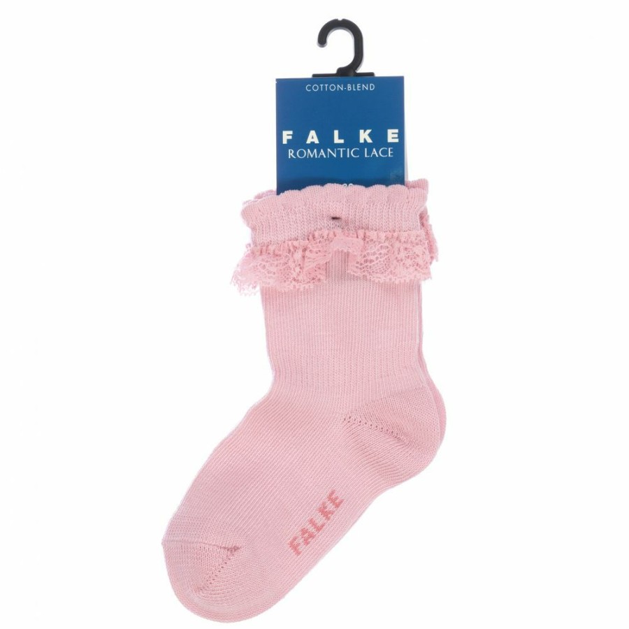 * Accessories | Tendy Style Pink Lace Trim Socks