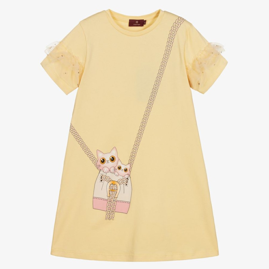 * Outfits | Crazy Deals Girls Yellow Cotton Dress