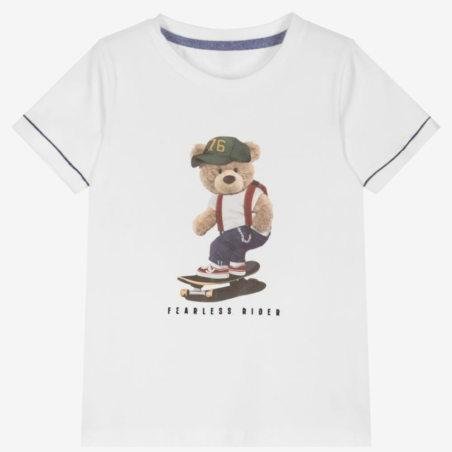 * Tops | Store White Skateboard Bear T-Shirt