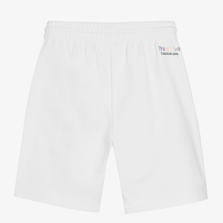 * Outfits | Promotion White Rainbow Logo Shorts