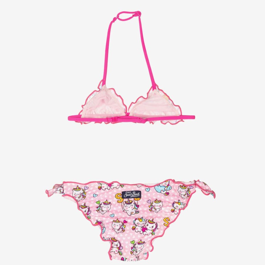 * Swimwear | Exclusive Girls Pink Unicorn Bikini