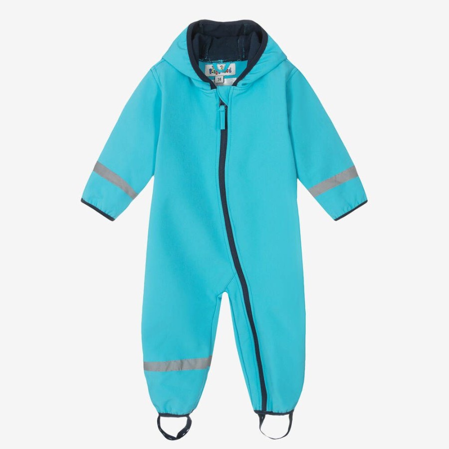 * Outfits | Tendy Style Blue Fleece-Lined Rain Suit