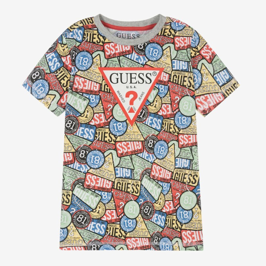 * Tops | Promotion Boys Patch Print T-Shirt