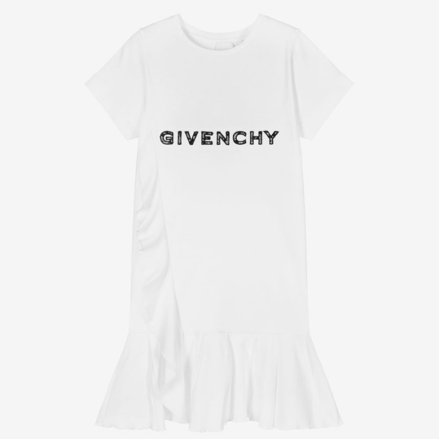 * Girl | Best Sale Teen Girls White Cotton Dress