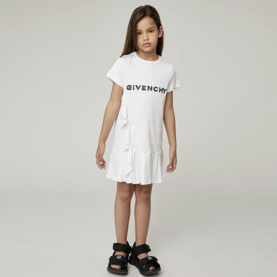 * Girl | Best Sale Teen Girls White Cotton Dress