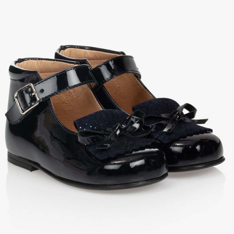 * Shoes | Best Sellers Navy Blue Patent Leather Shoes