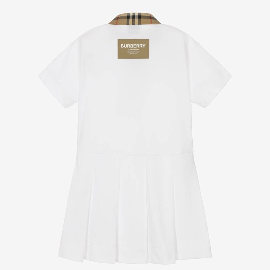 * Outfits | Fire Sale White Vintage Check Polo Dress