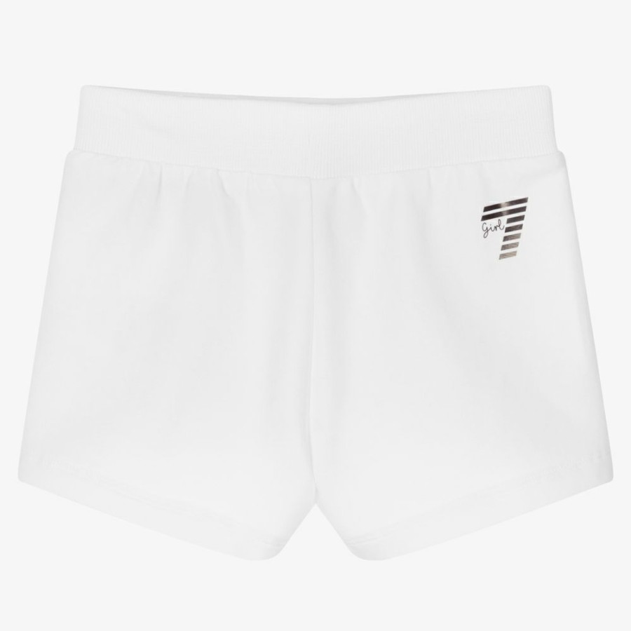 * Outfits | Best-Selling Girls White Jersey Logo Shorts