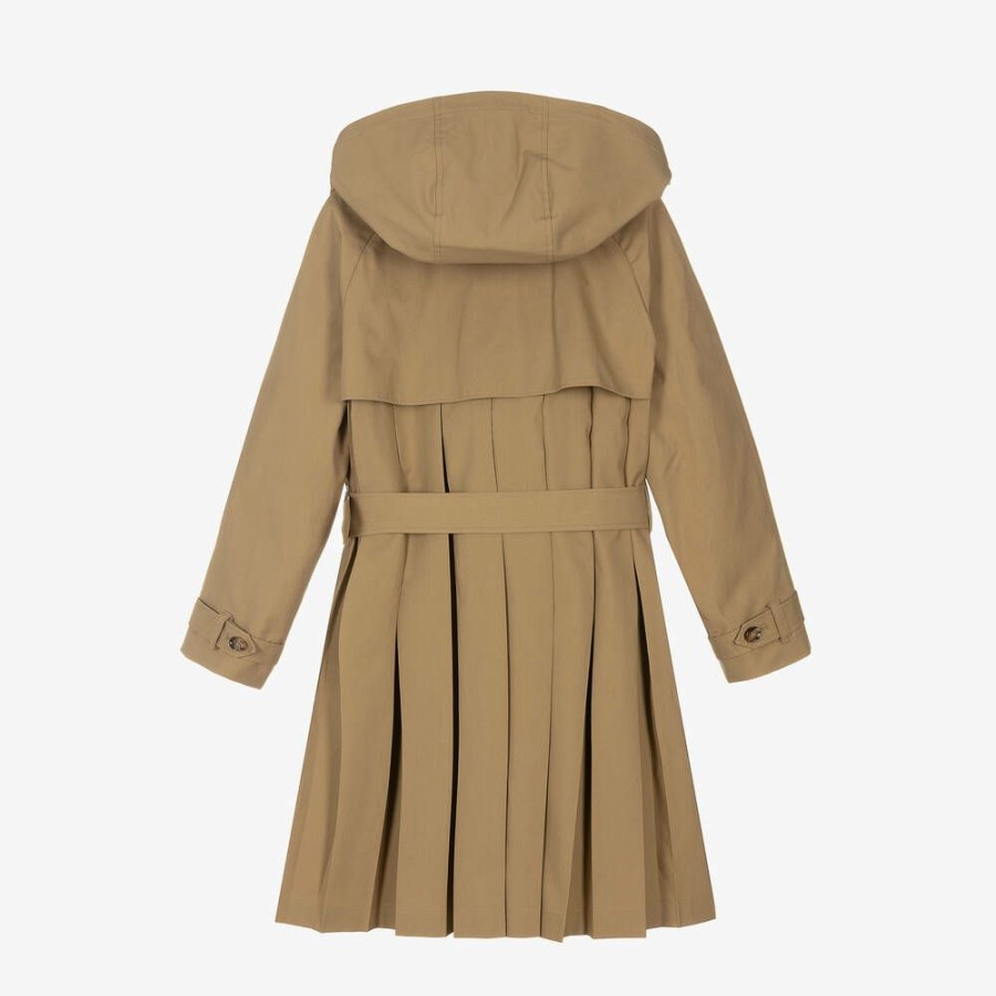 * Girl | Cut Price Teen Beige Farah Trench Coat