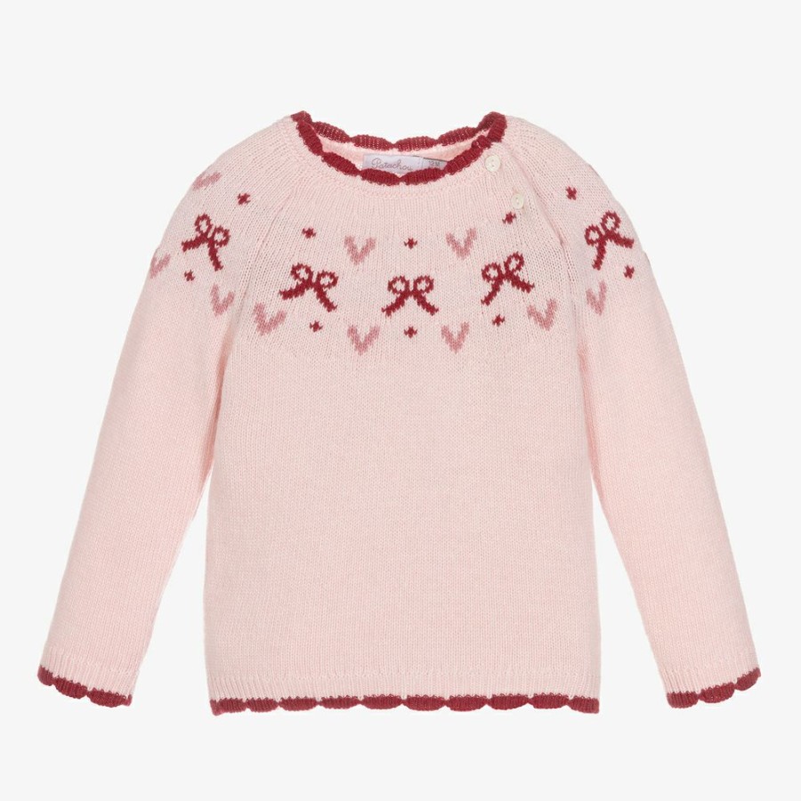 * Tops | Closeout Sale Pink Cashmere Blend Sweater