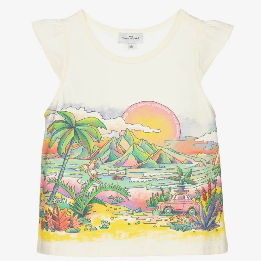 * Tops | Best Sellers Girls Ivory Hawaii T-Shirt