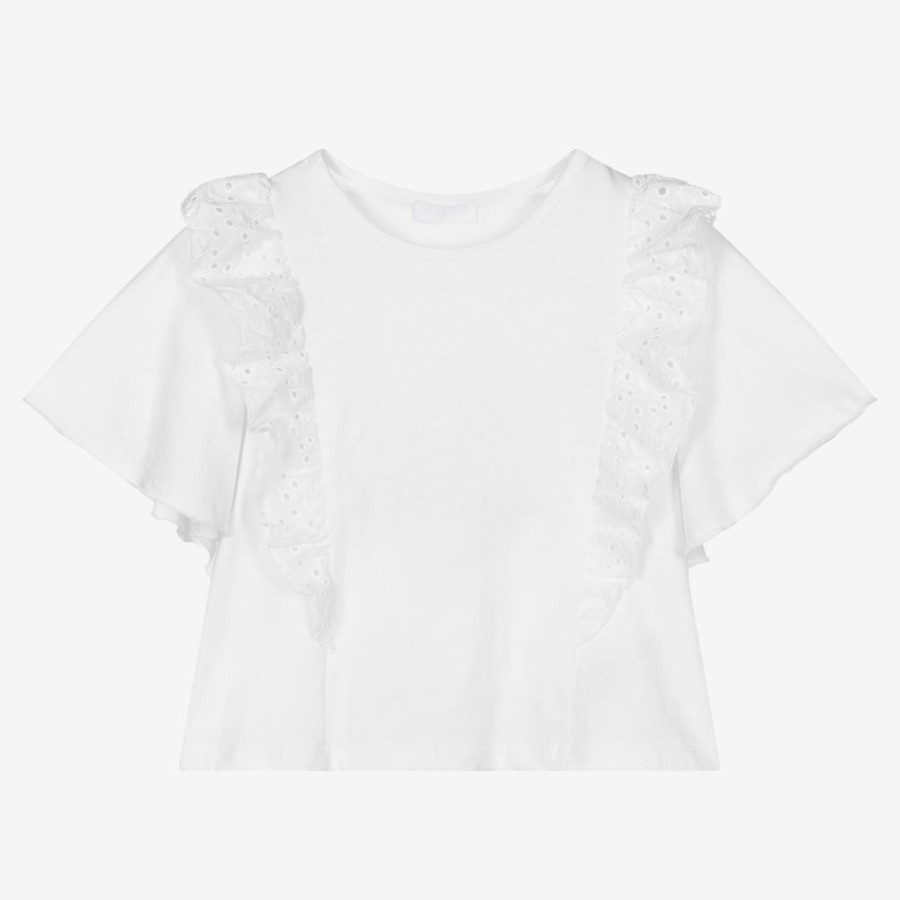 * Tops | Crazy Deals Girls White Cotton Top