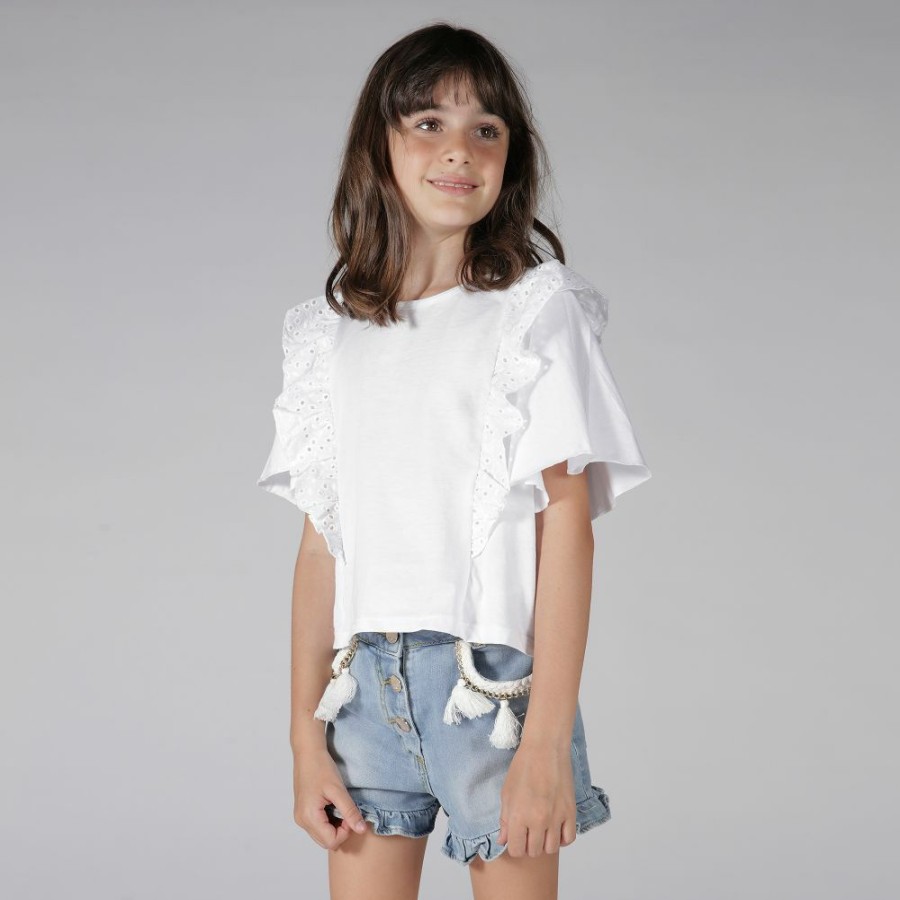 * Tops | Crazy Deals Girls White Cotton Top