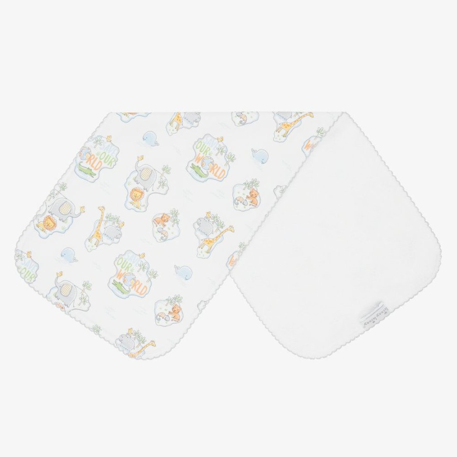 * Accessories | Good Quality White World Burp Cloth (48Cm)