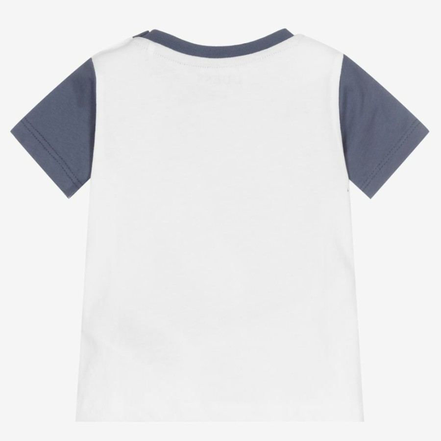 * Tops | Fire Sale Baby Boys White Logo T-Shirt