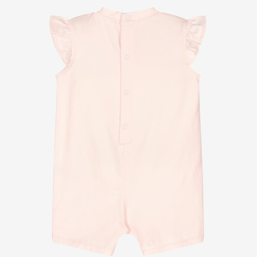 * Babysuits | Promotion Baby Girls Pink Logo Shortie