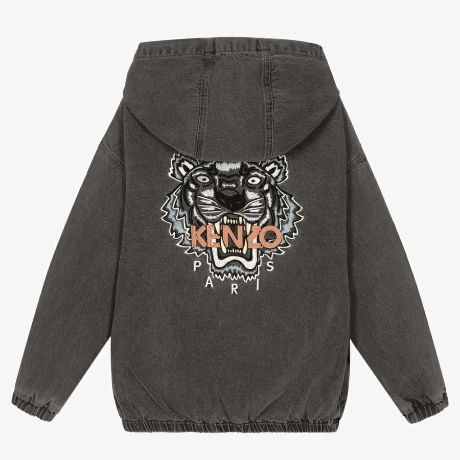 * Boy | Cut Price Teen Grey Tiger Denim Jacket