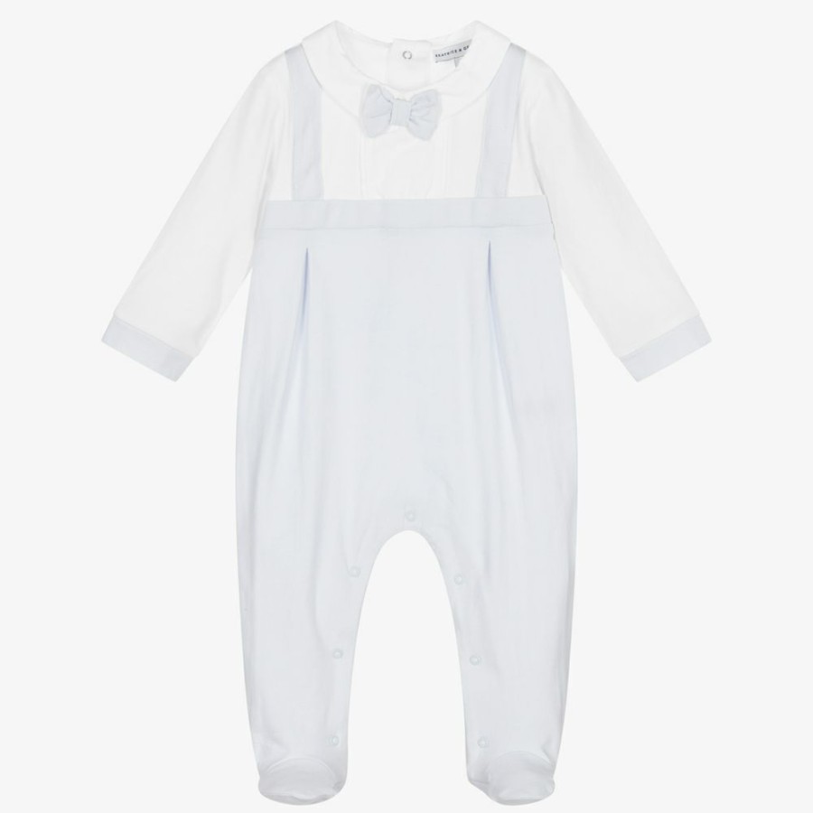 * Babysuits | Popular Blue White Cotton Babygrow