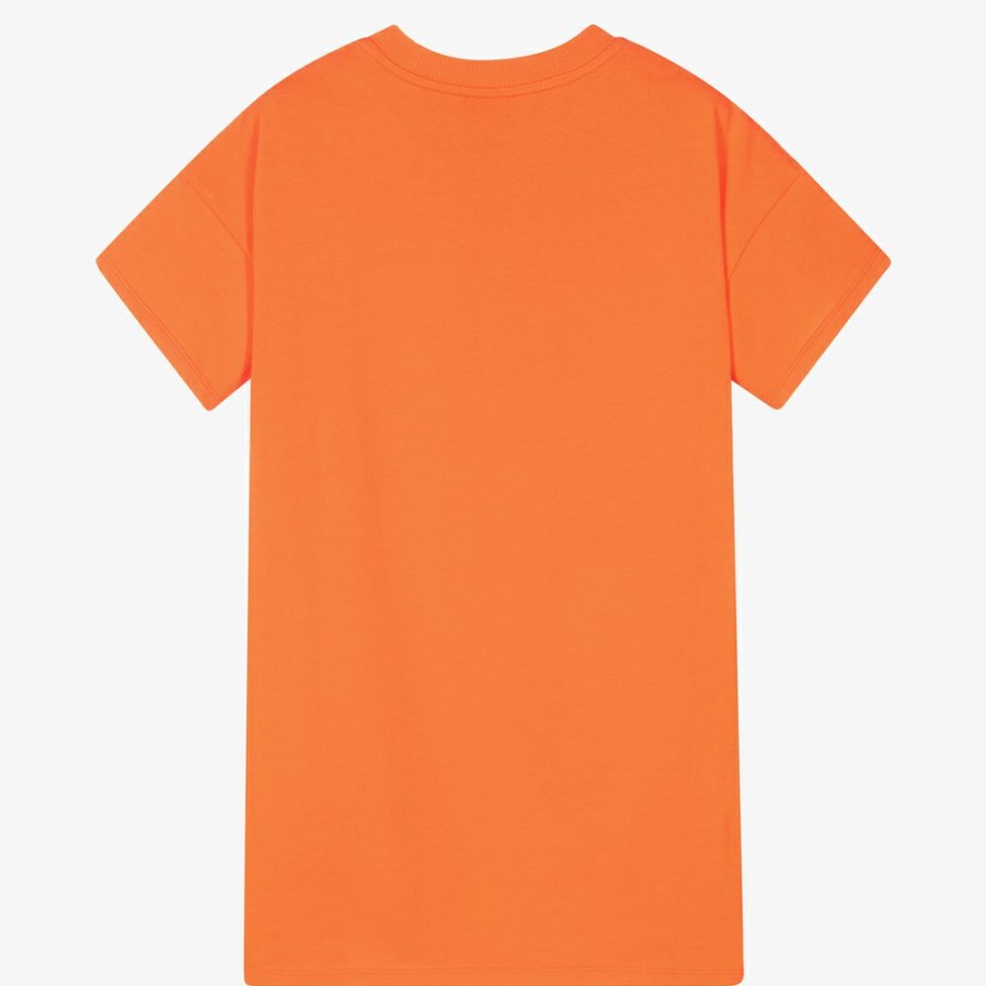 * Girl | Flash Sale Teen Girls Orange Logo Dress