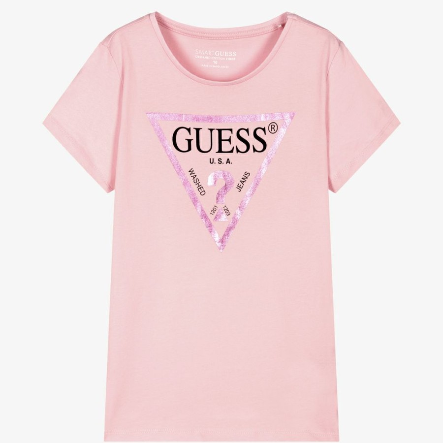 * Girl | Good Quality Teen Pale Pink Logo T-Shirt