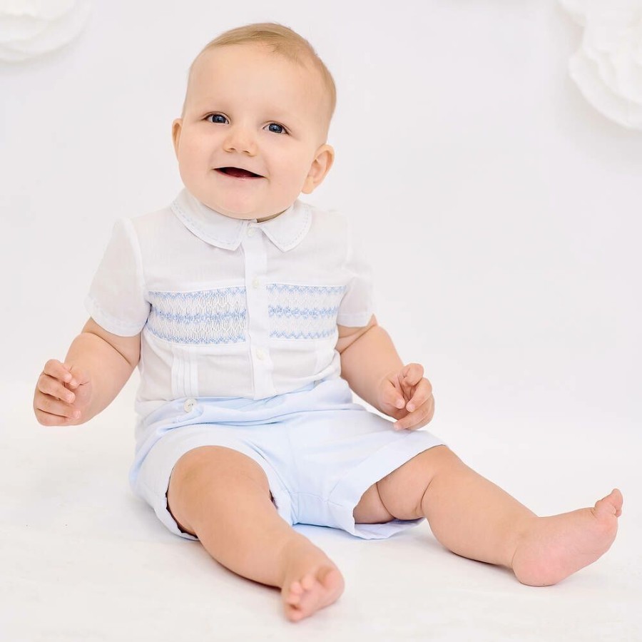 * Babysuits | Best Choice Boys Hand-Smocked Buster Suit