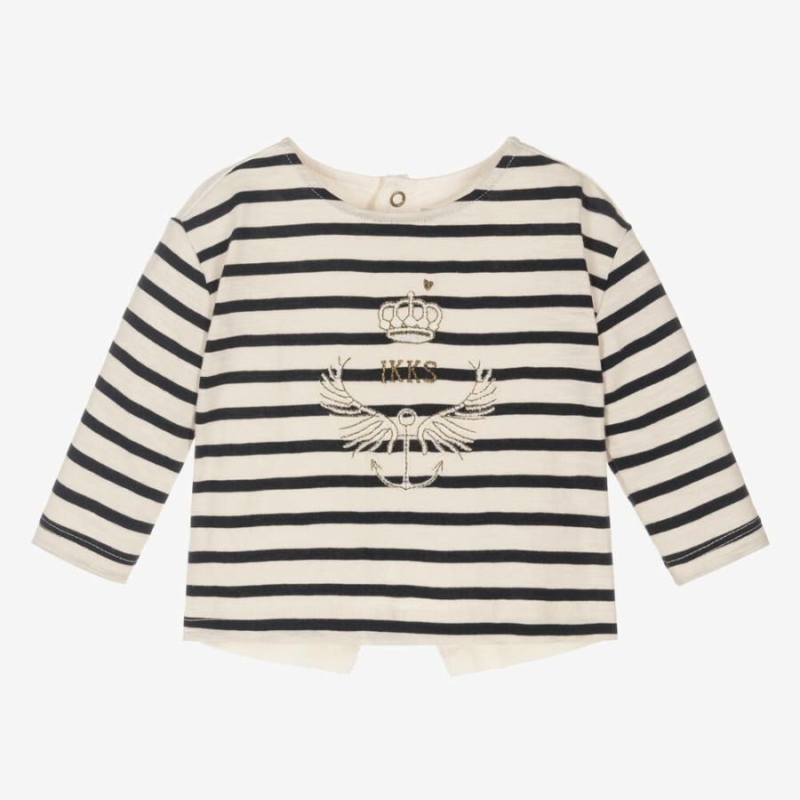 * Tops | Flash Sale Girls Nautical Blue Stripe Top