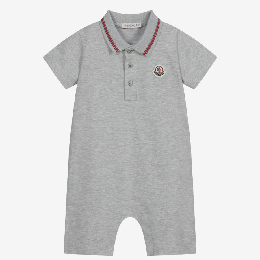 * Babysuits | Exclusive Baby Grey Cotton Shortie