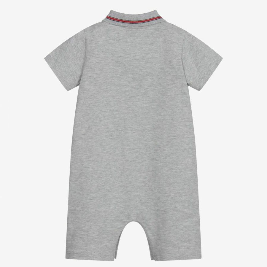 * Babysuits | Exclusive Baby Grey Cotton Shortie