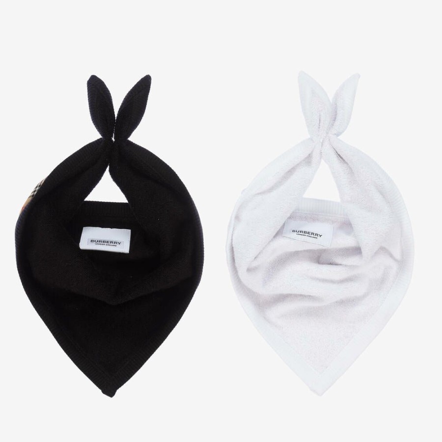 * Accessories | Store Microcheck Bibs (2 Pack)