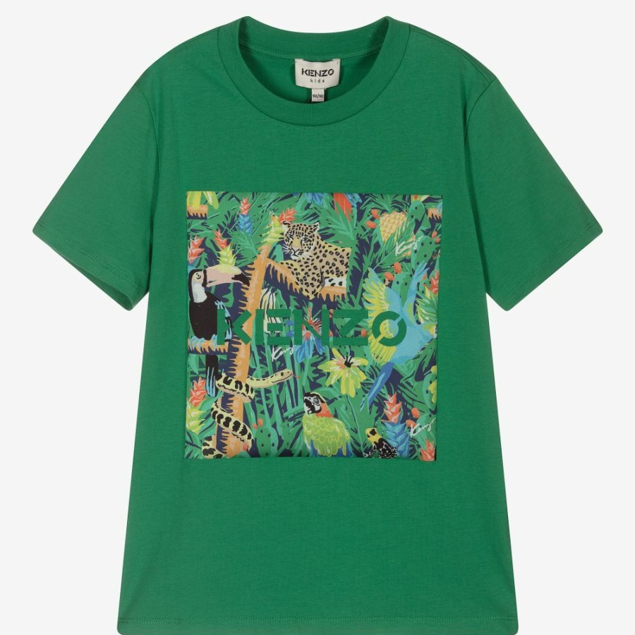 * Boy | Best Choice Teen Boys Green Logo T-Shirt