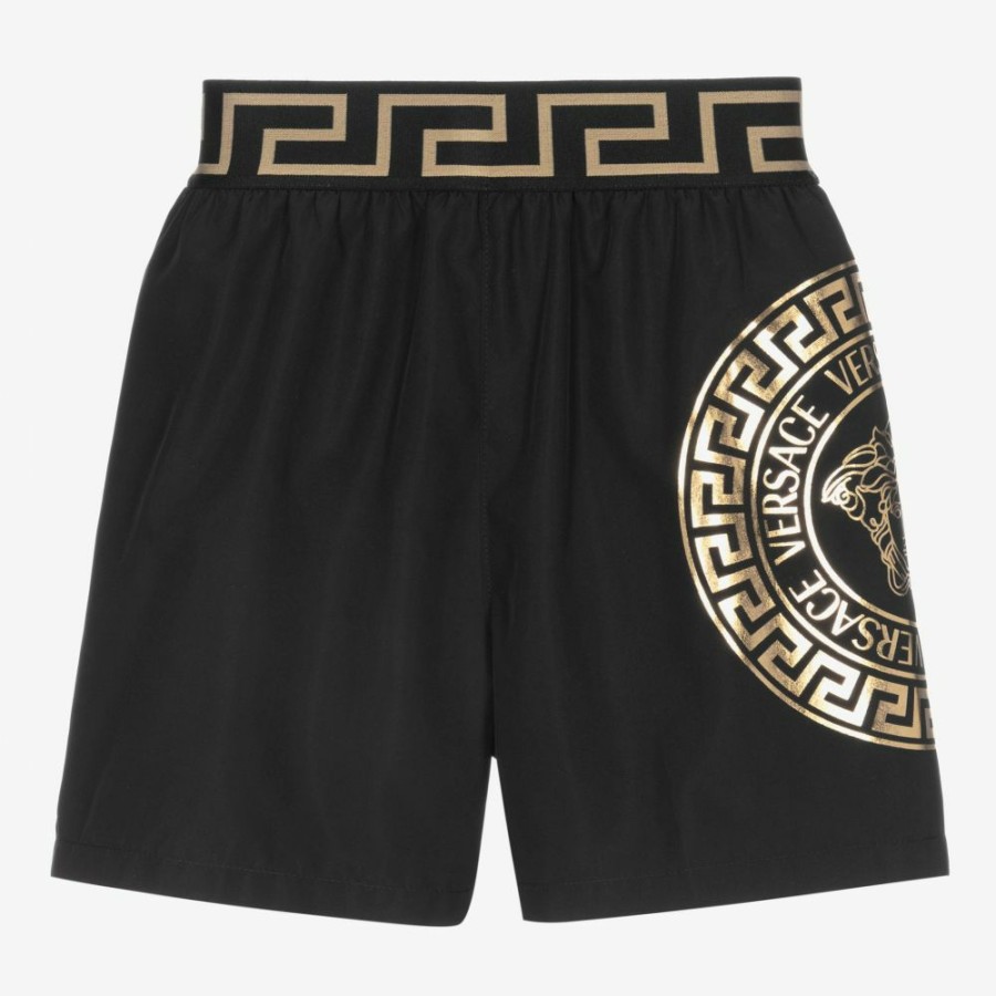 * Swimwear | Best Choice Black Gold Medusa Swim Shorts