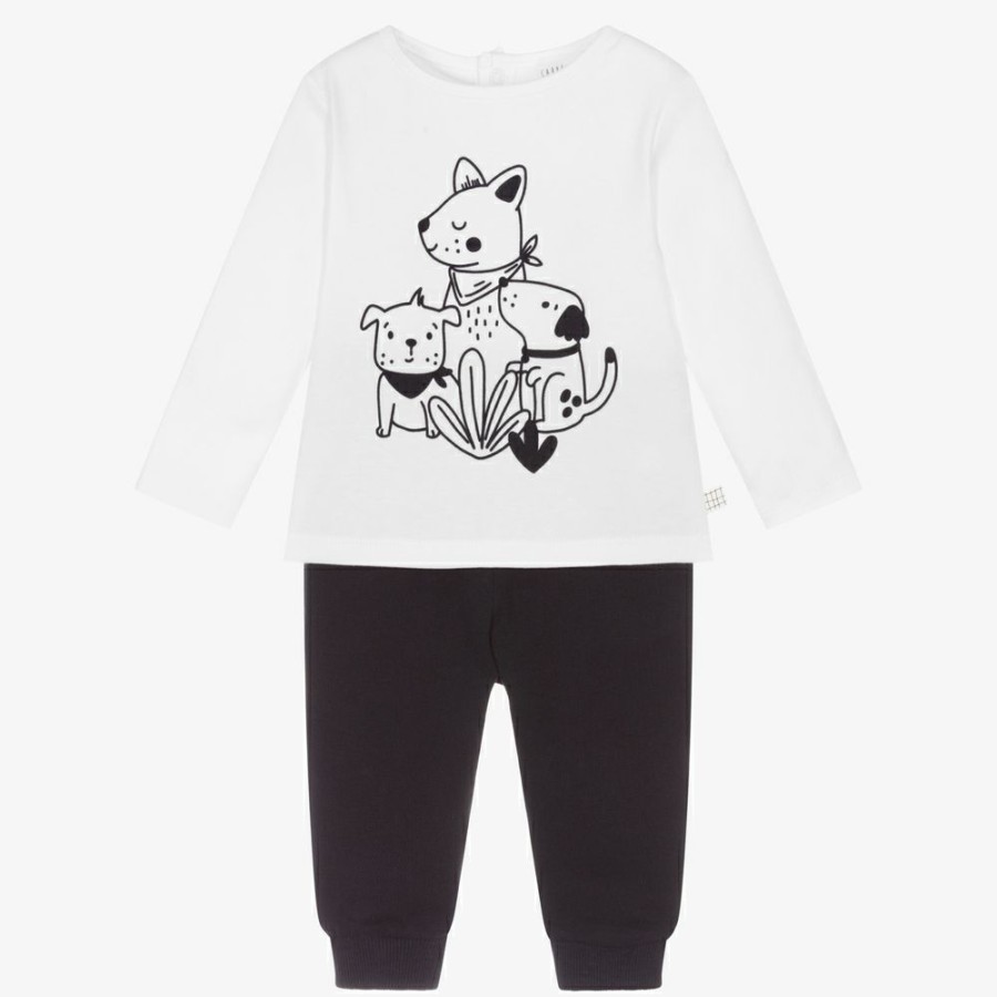 * Outfits | Exclusive Baby White Blue Trouser Set