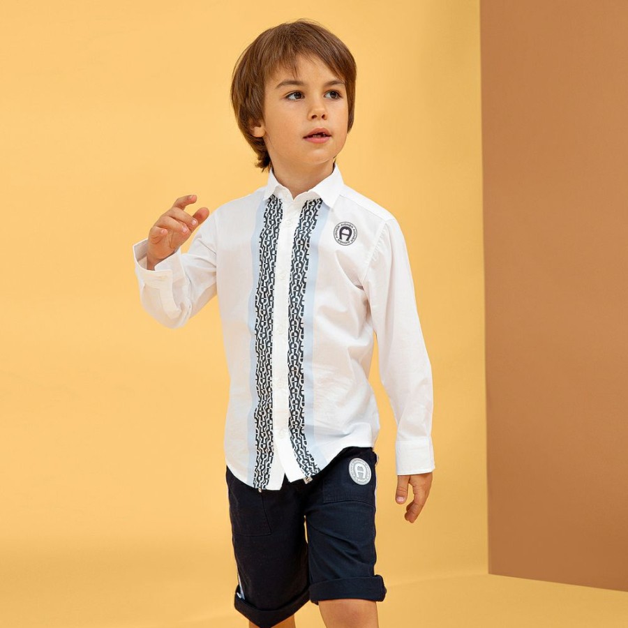 * Outfits | Sale Online Boys Navy Blue Cotton Shorts