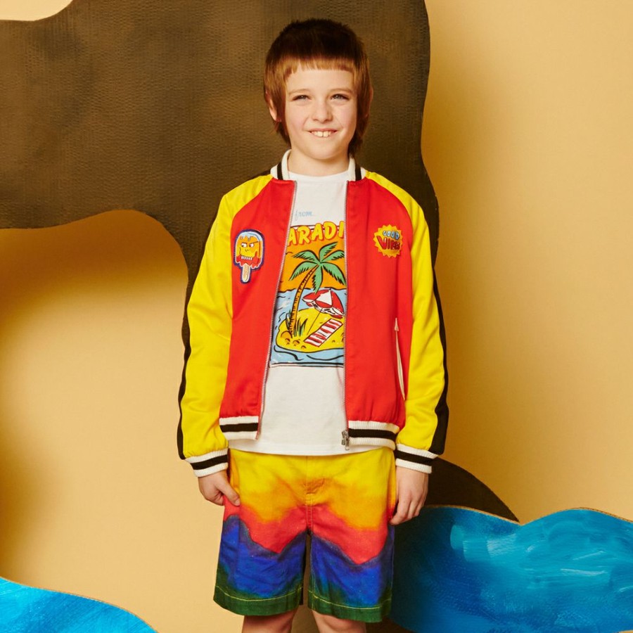 * Outfits | Best-Selling Boys Colourblock Satin Jacket