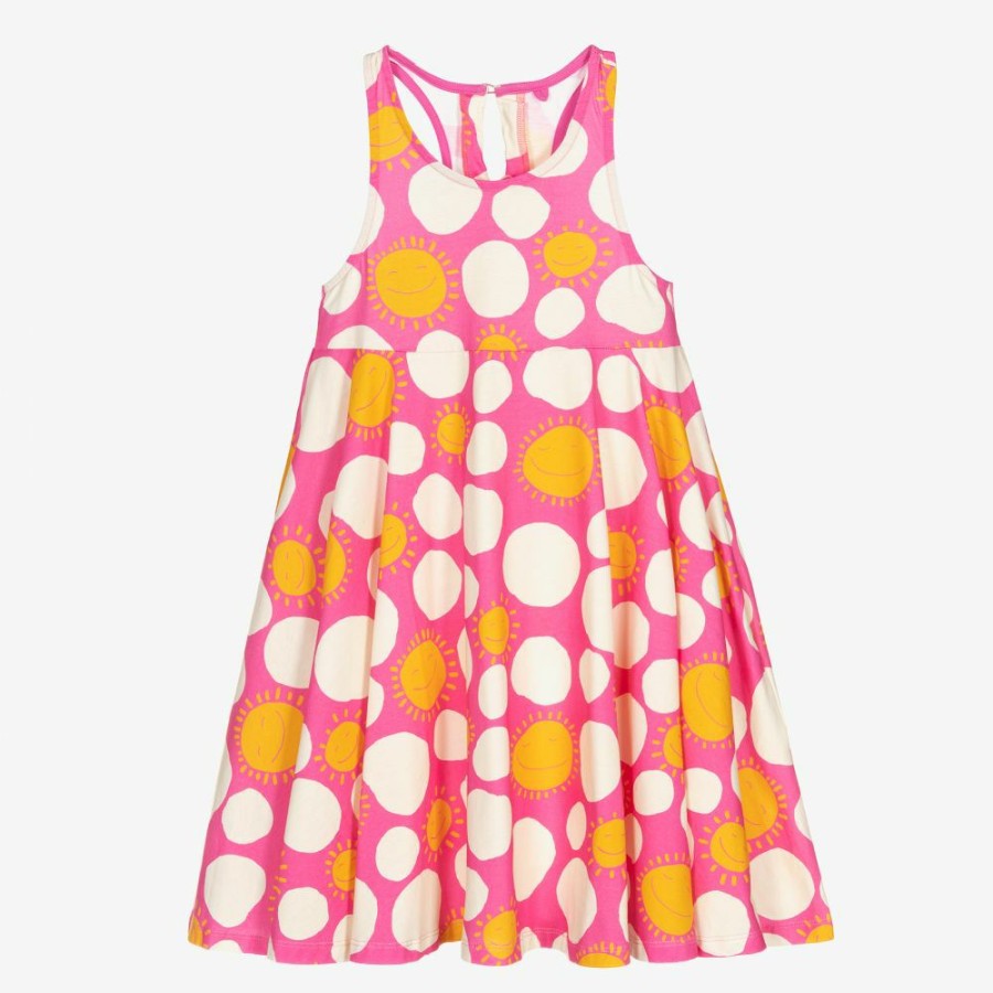 * Girl | Exclusive Design Teen Pink Sun Cotton Dress