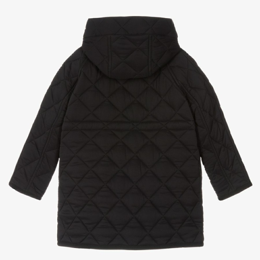 * Outfits | Unique Black Hooded Quilted Coat