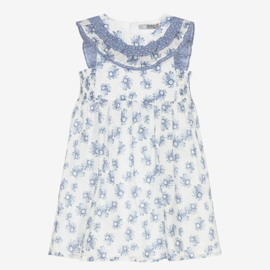 * Outfits | New Arrivals Blue White Floral Dress