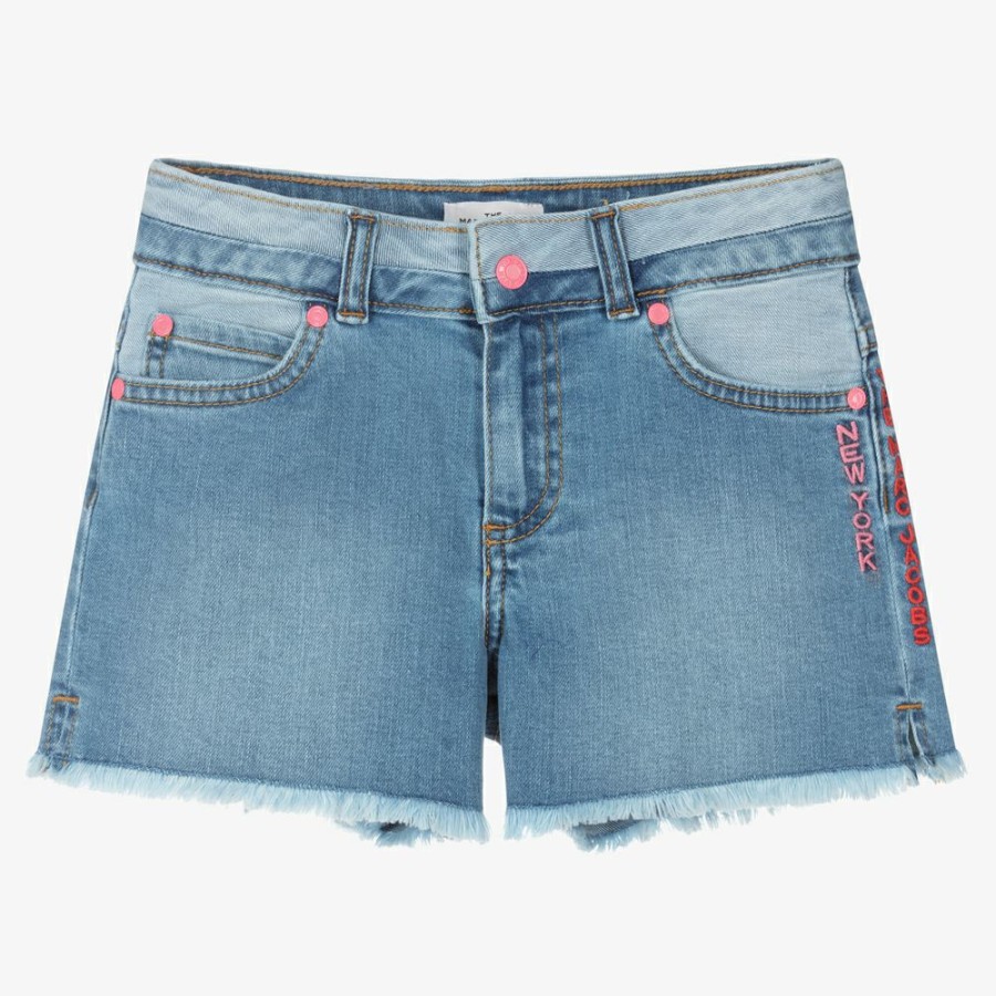 * Girl | Quick Delivery Teen Pale Blue Denim Shorts