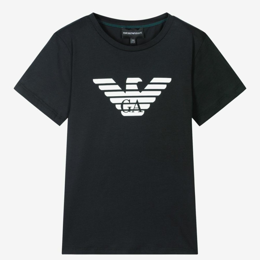 * Boy | Best Sale Teen Dark Green Logo T-Shirt