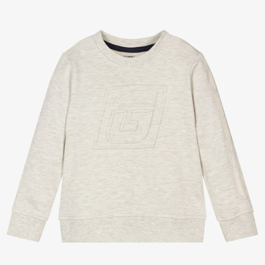 * Tops | Shop Boys Grey Logo Sweatshirt