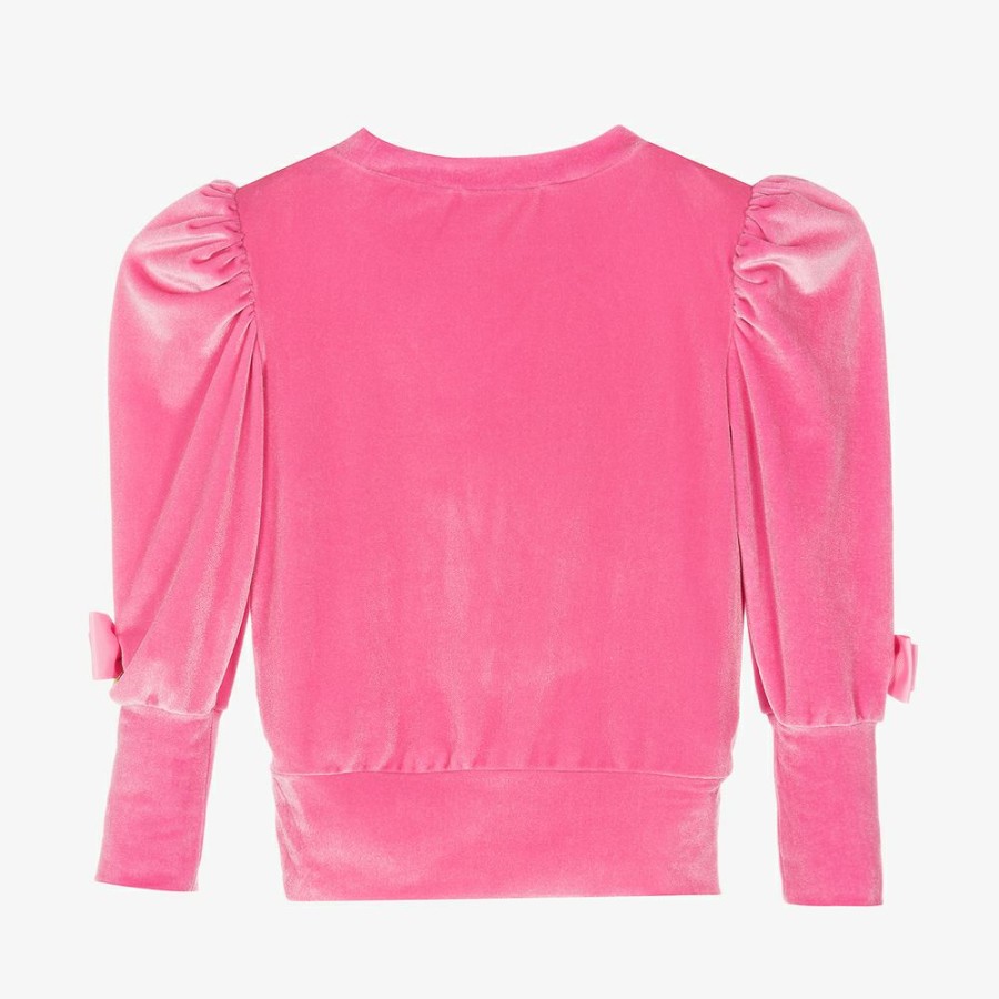 * Tops | Crazy Deals Girls Pink Velour Top