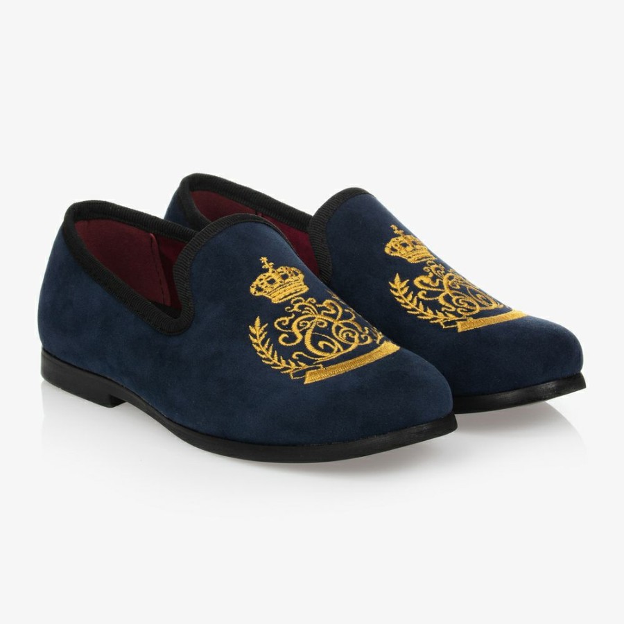 * Shoes | Tendy Style Blue Crest Slip-On Shoes